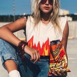 NWT LF Flame Cropped Tank flame 🔥